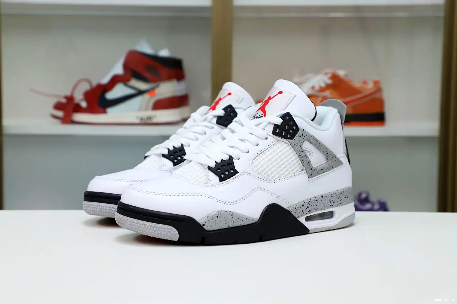 Air 4 Jordan Cement White Retro Kimikick 0817